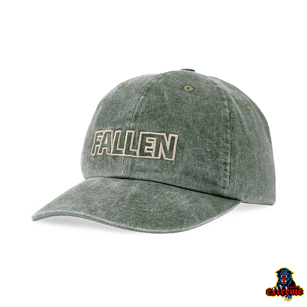 FALLEN CAP Bold Hat Green/ Off White