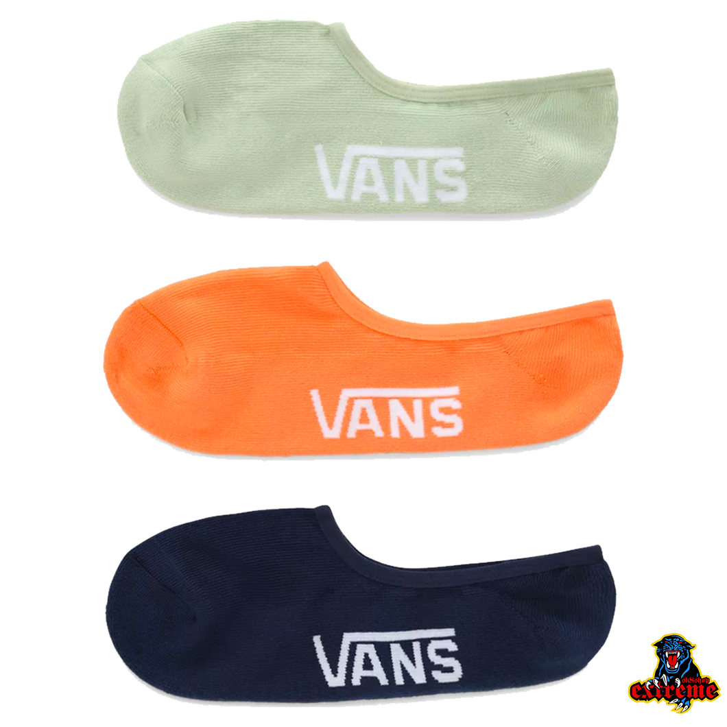 VANS MN CLASSIC SUPER NO SHOW 6.5-9  3PK Celadon Green