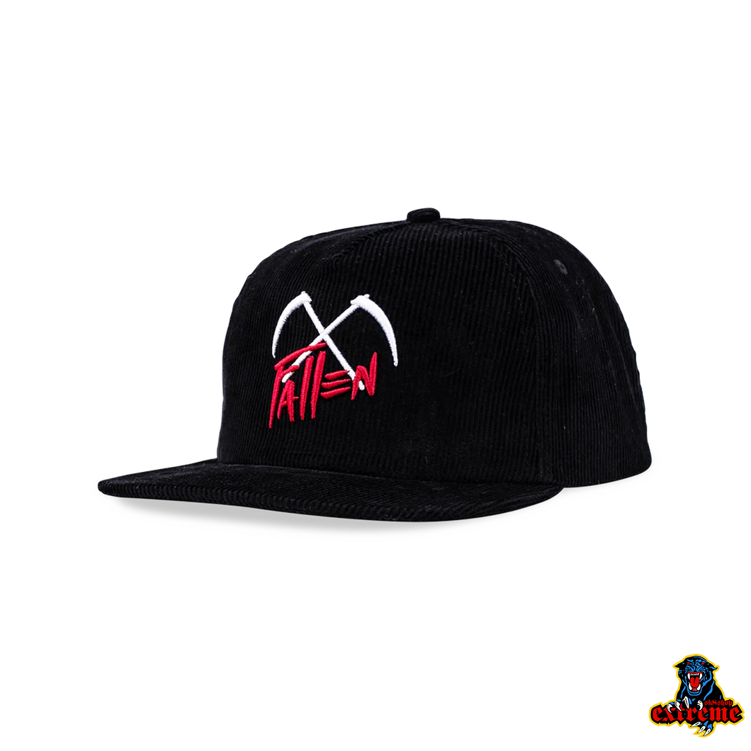 FALLEN CAP Ripper Hat Black/ Red