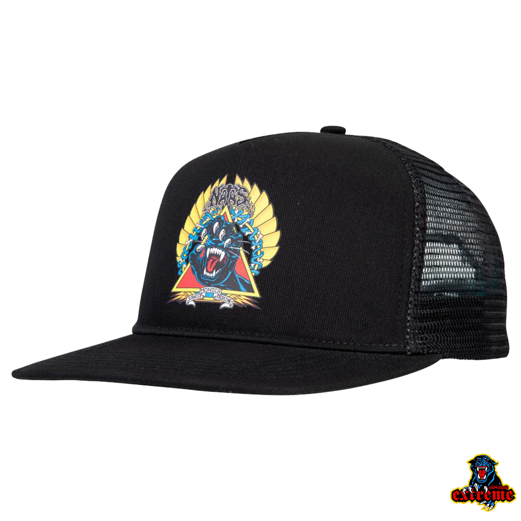 SANTA CRUZ CAP Natas Sceaming Panther Cap Black