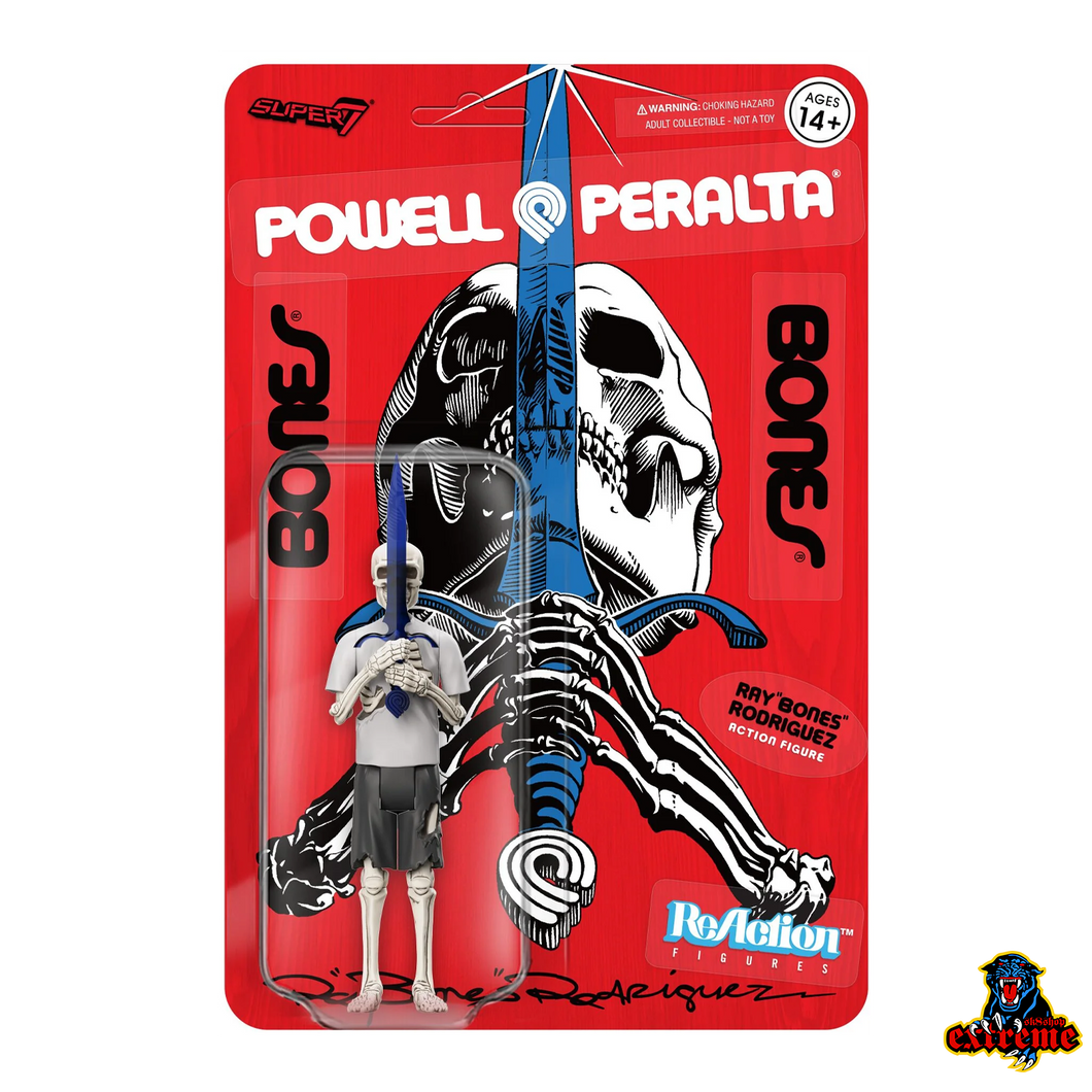 SUPER 7 Powell Peralta- Bones Brigade Action Figure Ray Bones Wave 4