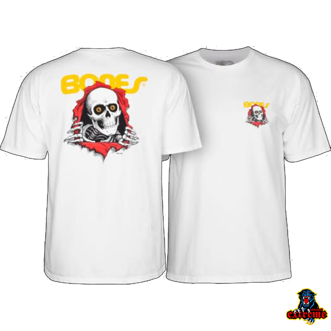 POWELL PERALTA T-SHIRT RIPPER White