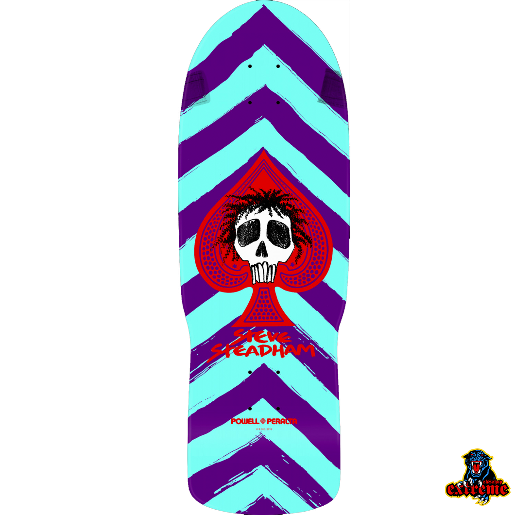 POWELL PERALTA DECK Steadham Spade 12 Purple/ Aqua