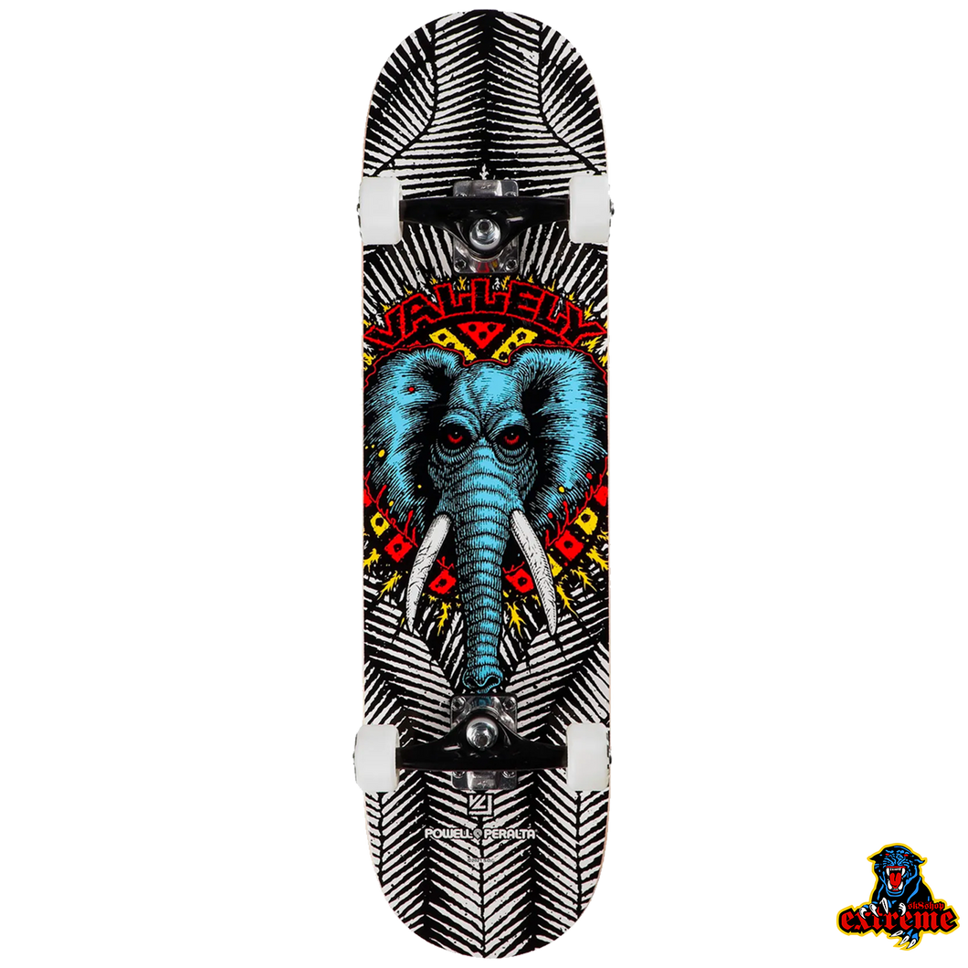 POWELL PERALTA COMPLETE Vallely Elephant White