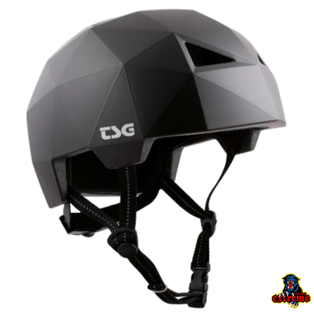 TSG HELMET Geo Solid Color Black