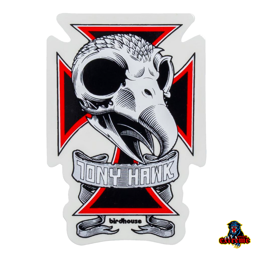 BIRDHOUSE Skull 2 Sticker 3.5''