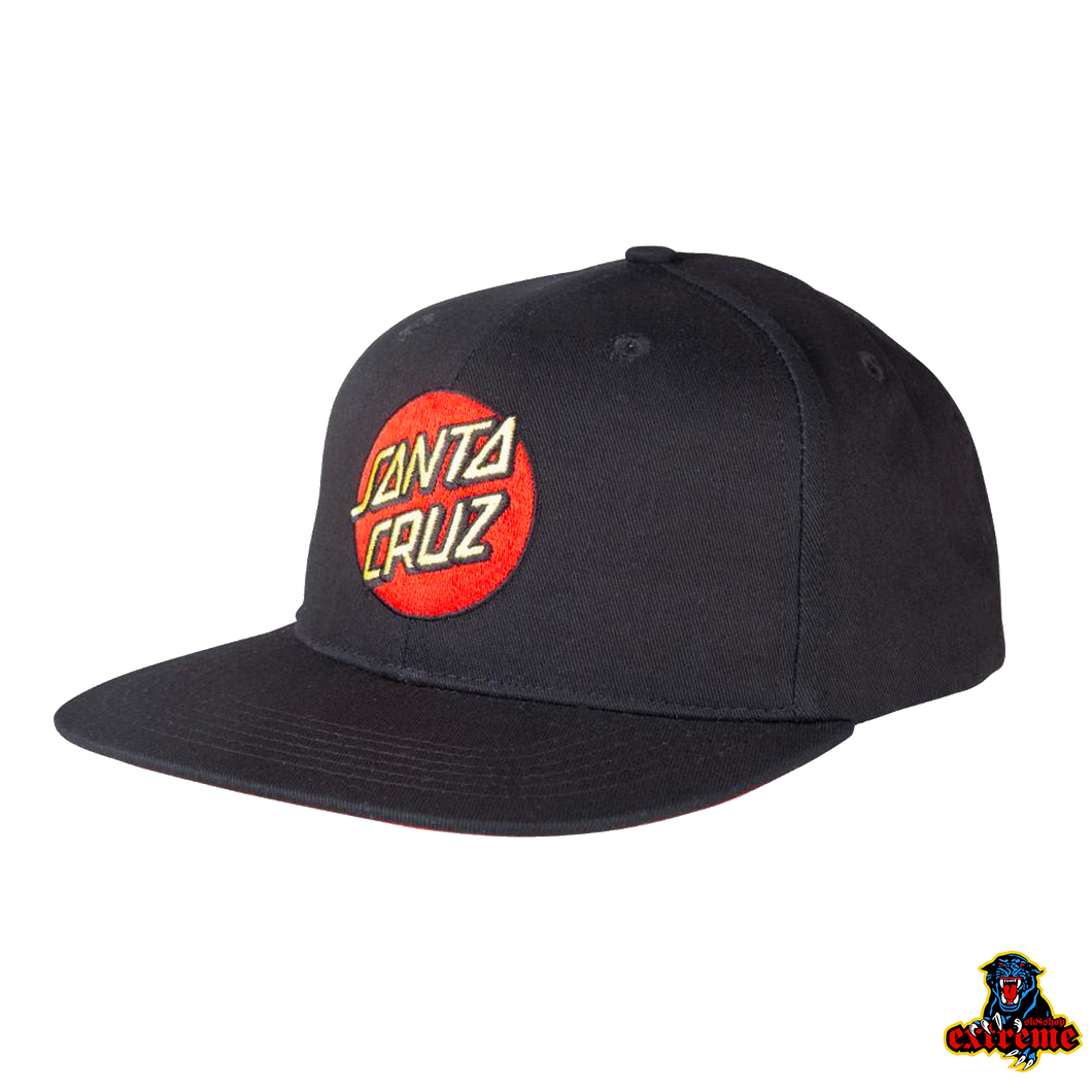 SANTA CRUZ CAP Classic Dot Snapback Black