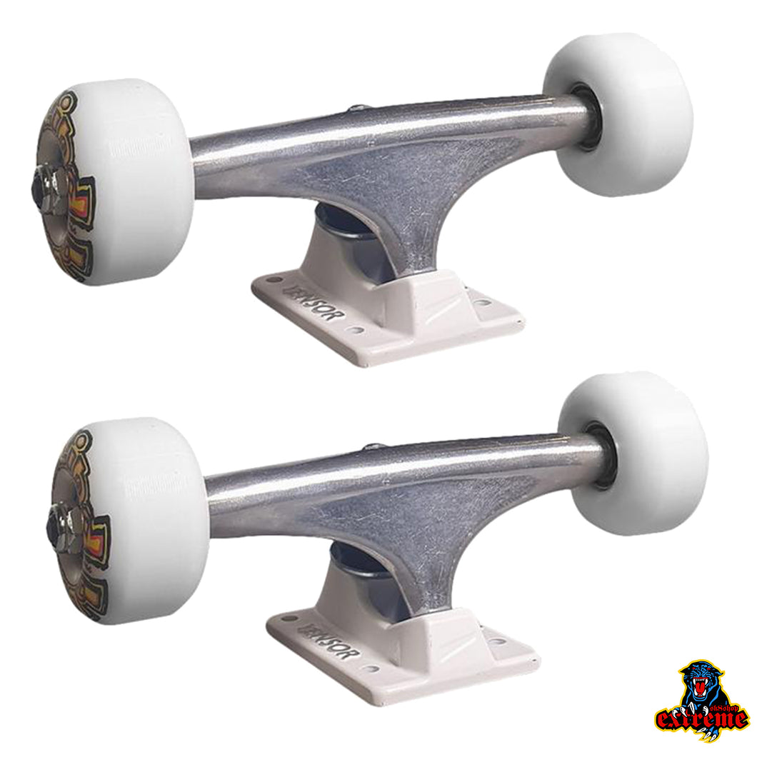 TENSOR Blind Og Stretch Truck & Wheel Combo Raw/White